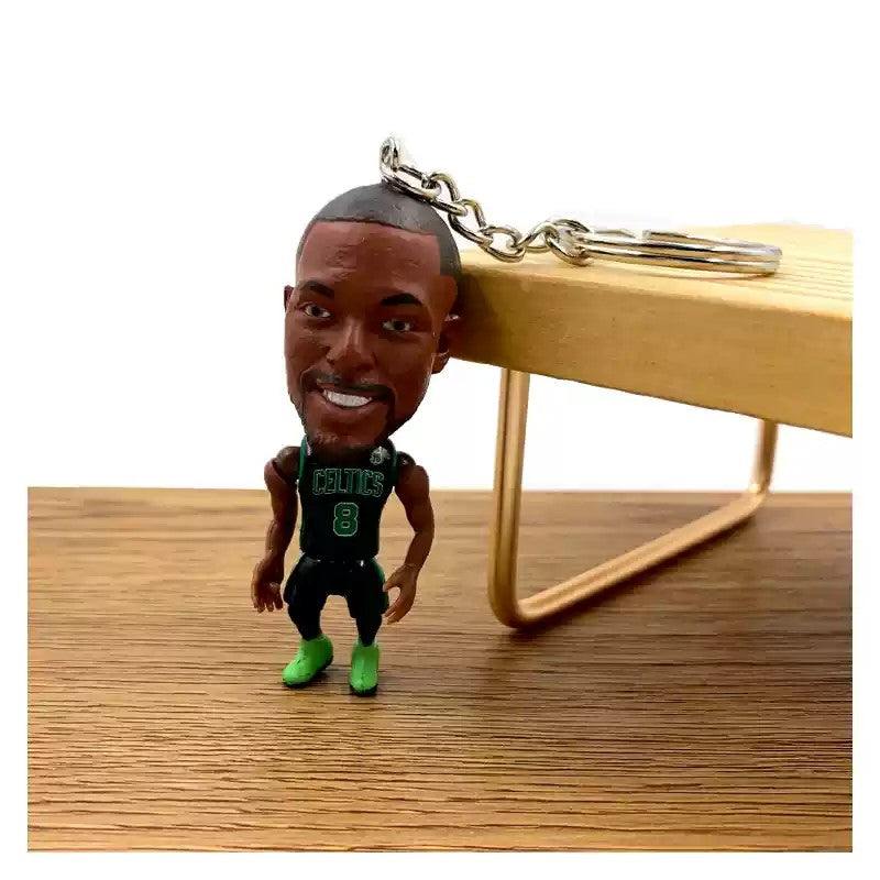 NBA Figures Basketball NBA Mini 3D Keychains | LeBron, Kobe, Curry & more- Perfect Basketball Fan Gift