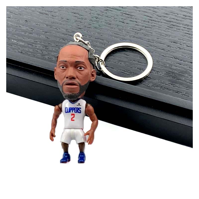 NBA Figures Basketball NBA Mini 3D Keychains | LeBron, Kobe, Curry & more- Perfect Basketball Fan Gift