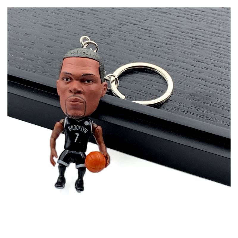 NBA Figures Basketball NBA Mini 3D Keychains | LeBron, Kobe, Curry & more- Perfect Basketball Fan Gift