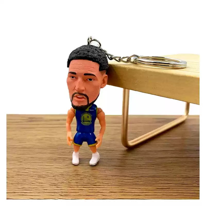 NBA Figures Basketball NBA Mini 3D Keychains | LeBron, Kobe, Curry & more- Perfect Basketball Fan Gift