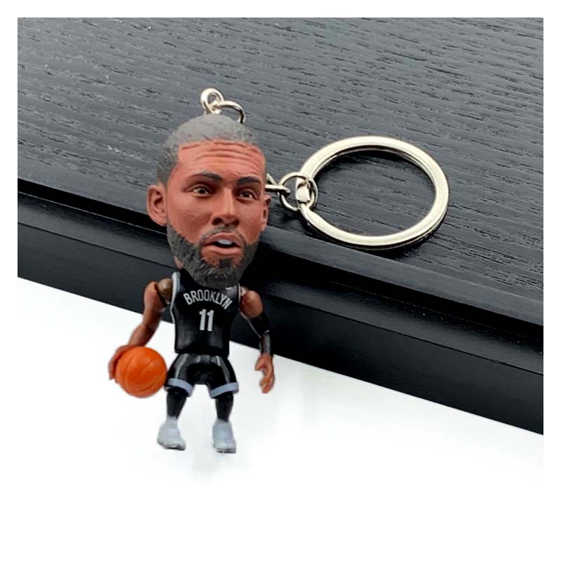 NBA Figures Basketball NBA Mini 3D Keychains | LeBron, Kobe, Curry & more- Perfect Basketball Fan Gift