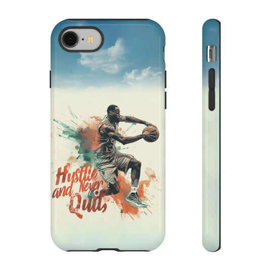 LeBron James x "Hustle & Never Quit" Phone Case Printify