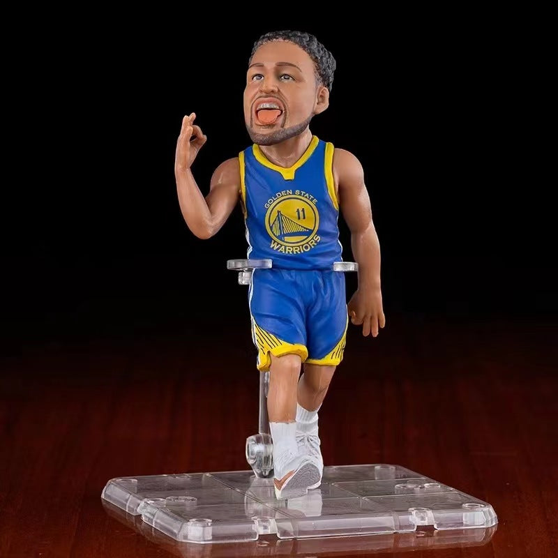 Mini NBA Action Figures: LeBron James, Stephen Curry, James Harden & Klay Thompson