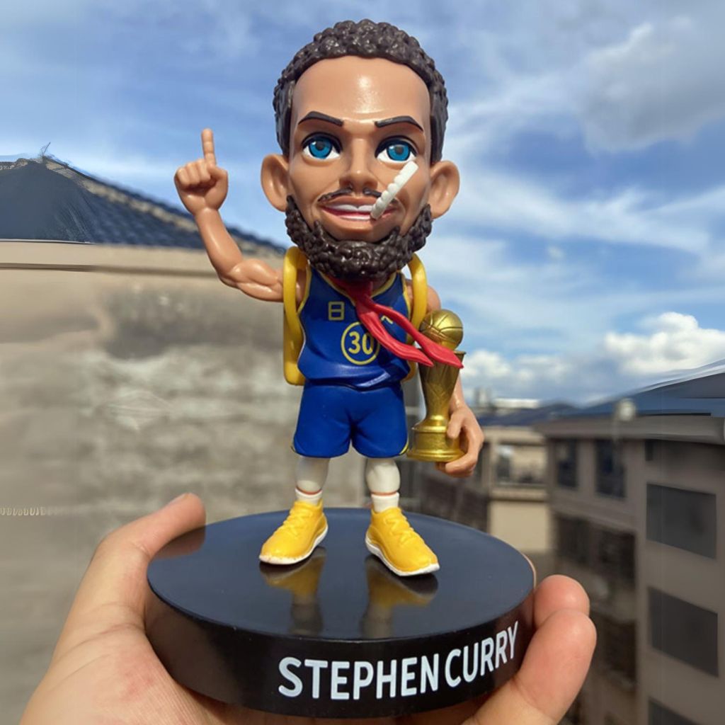 Stephen Curry #30 Golden State Warriors NBA Champion Japanese-Style 18cm Collectible Action Figure